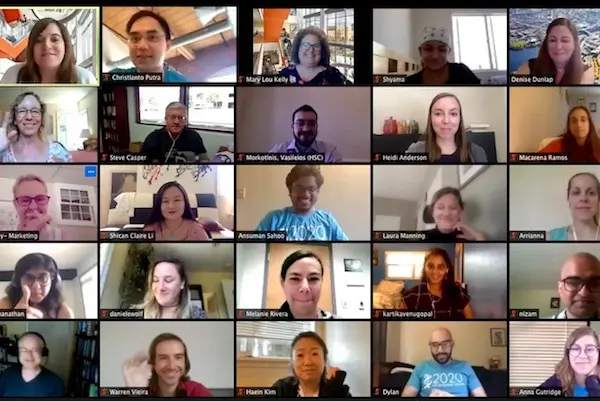 Screenshot of the Biotech course on Zoom
