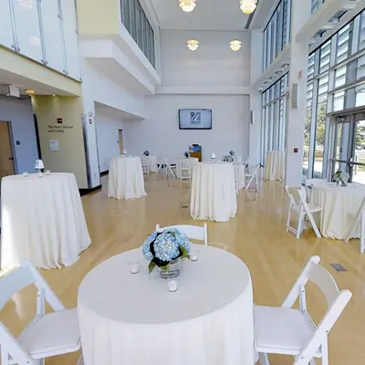 ETIC Atrium Reception Setup
