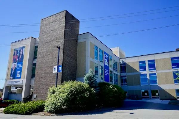 A view of the GPS Center from outside