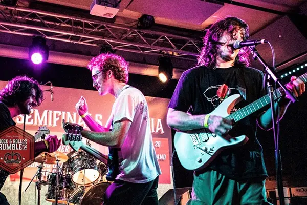 The Ghouls perform at the Rock and Roll Rumble