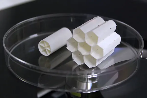 3-D paper scaffolding