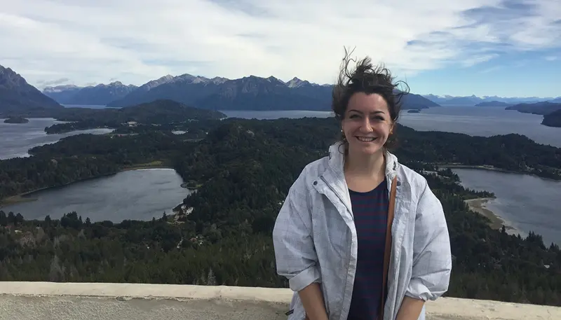Jenna Kapp at scenic overlook