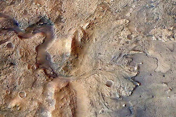 Jezero Crater on Mars