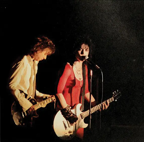 Joan Jett performing at UMass Lowell