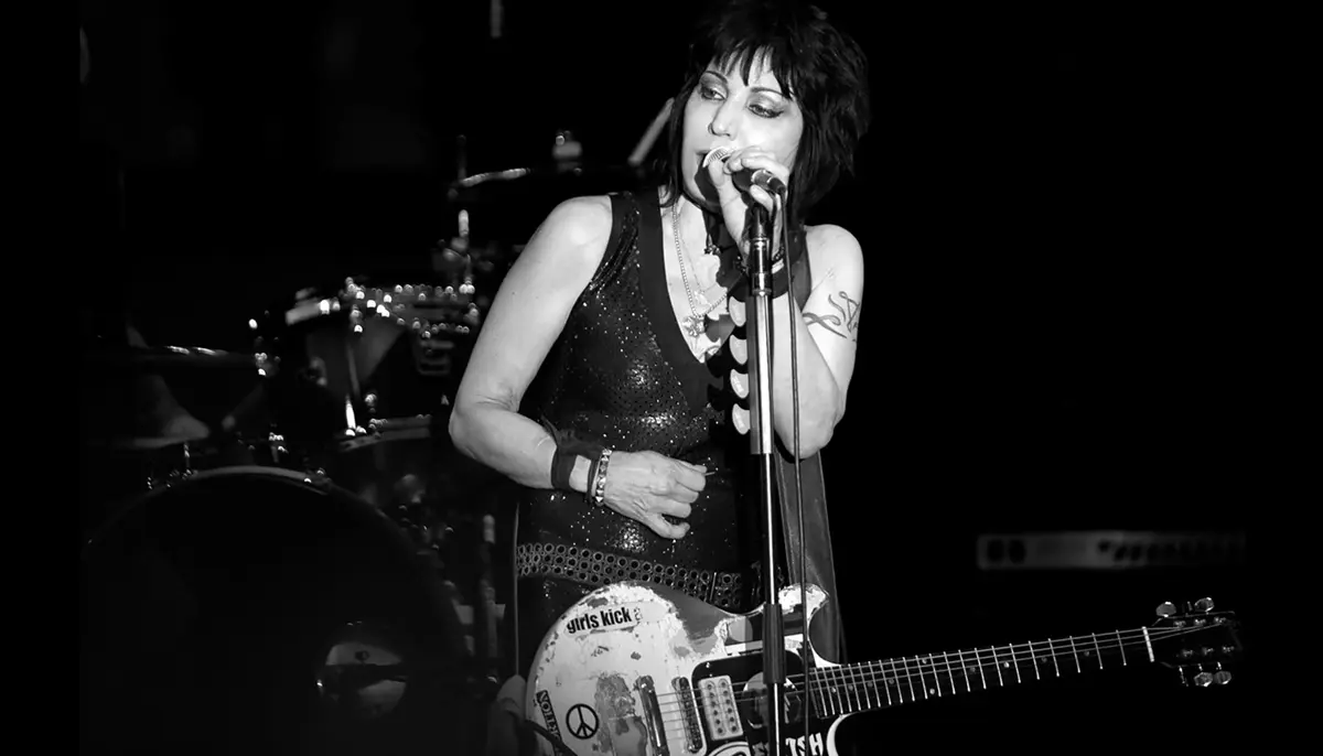 Joan Jett performing at UMass Lowell