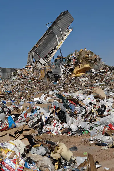 Landfill waste