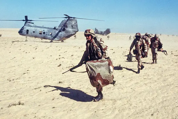 U.S. Marines in the Gulf War