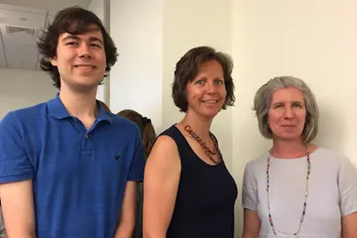 Spencer Gifford, Elizabeth Almeida and Joy Onasch