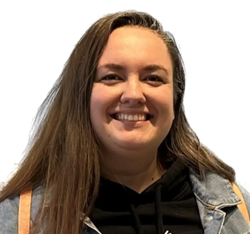Aliyah Welker,Alumni of RadSci Program, headshot picture while smiling.