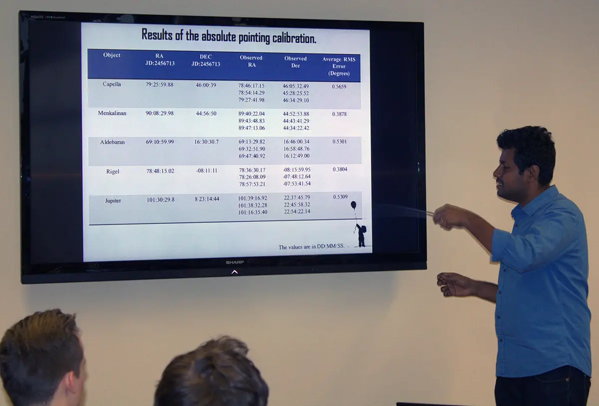 Sreejeth Aickara Gopinathan from India visited the lab and presented a seminar "Balloon experiments and small satellites for UV astronomy".