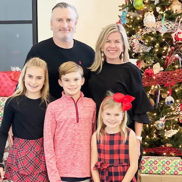 Jerry and Jamie St. Peter with their three children.