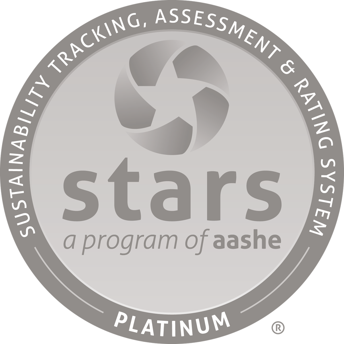 STARS (Sustainability Tracking, Assesment & Rating System) Platinum Logo