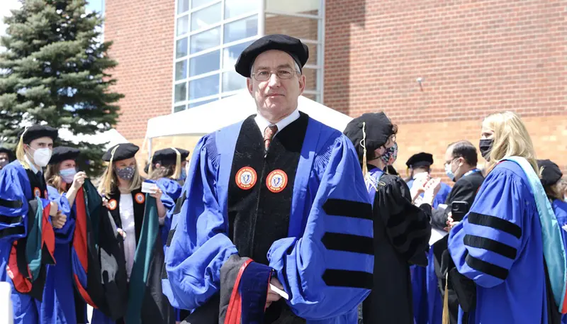 Stephen Johnson at Commencement