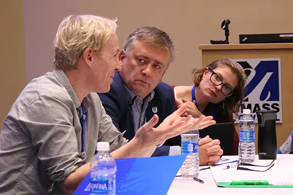Workshop participants share ideas on sustainability