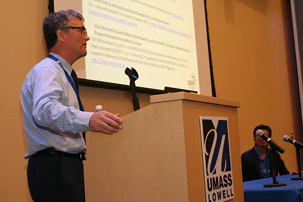 University College Cork's John O’Halloran speaks