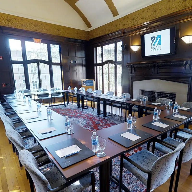 Allen House room set up boardroom style