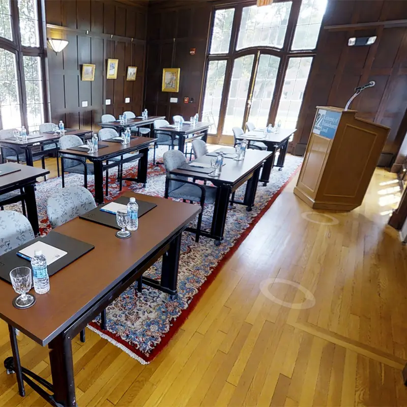 Allen House room set up classroom style