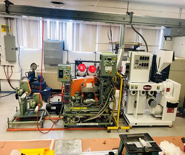 Equipment in Putnam Plastics S.J. Chen Extrusion Lab