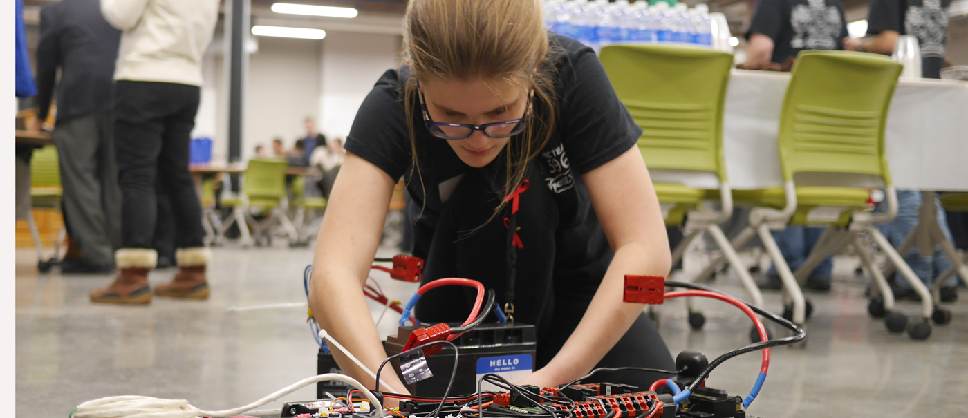 Robotics Club girl