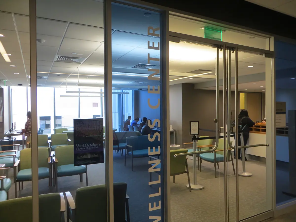 Wellness Center doors